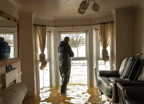 water damage restoration service Chandlerville